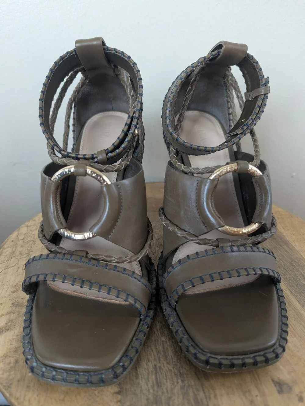 Ulla Johnson Marion Heel, Desert Palm (SIZE 36/6)